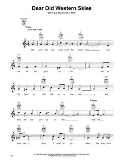 Cowboy Songs For Ukulele im Alle Noten Shop kaufen