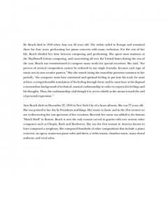 Piano Music Of Amy Beach 