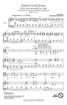 Fairest Lord Jesus (You Are Beautiful To Me) (Heather Sorenson) 