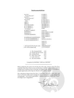 Music from the Star Wars Saga von John Williams 