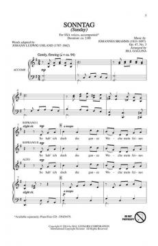 Sonntag (Johannes Brahms) 