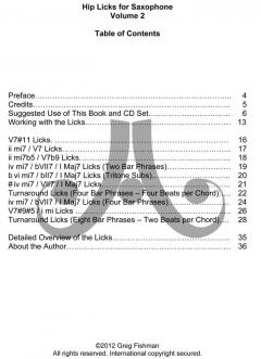 Hip Licks for Saxophone Vol. 2 von Greg Fishman 