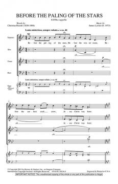 Before The Paling Of The Stars (James Lavino) 