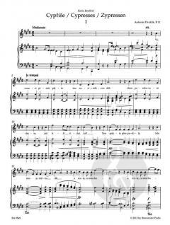 Cyprise (Zypressen) von Antonín Dvorák 