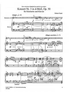 Konzert d-moll Nr. 3 op. 50 von Robert Stark 