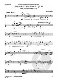 Konzert d-moll Nr. 3 op. 50 von Robert Stark 