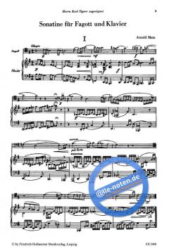 Sonatine von Arnold Matz 