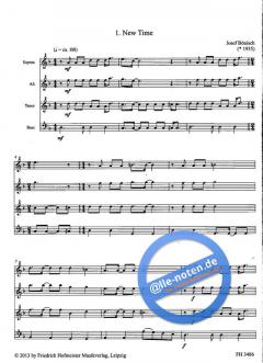 Suite für Blockflötenquartett (Josef Bönisch) 