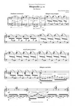 Rhapsodie op. 106 von Hans-Günther Allers 
