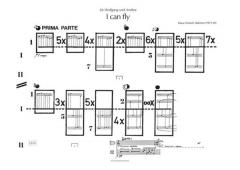 I Can Fly (1975/1981) für zwei Schlagzeuger und Sprechstimme (Klaus Hinrich Stahmer) 