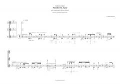 Number 14, Grey (2013) after a painting by Jackson Pollock 