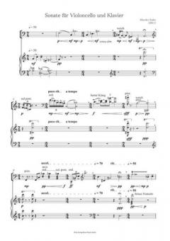 Cello-Sonate von Mayako Kubo im Alle Noten Shop kaufen