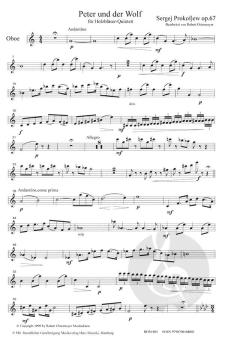 Peter und der Wolf op. 67 bearbeitet für Holzbläserquintett (Alexian Santino Spinelli) 