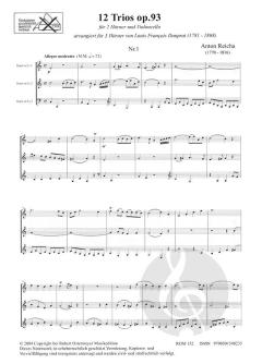 12 Trios op. 93 von Anton Reicha 
