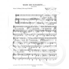 Wenn die Elisabeth von Robert Katscher 
