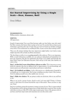 The Jazzer's Cookbook 