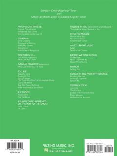 Sondheim For Singers von Stephen Sondheim 