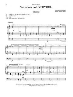 Variations on Hyfrydol 