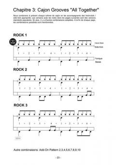 Cajon Styles mit Heck Stick & Side Kick von Martin Röttger 