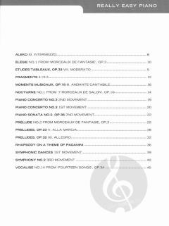 Really Easy Piano: Rachmaninoff von Sergei Rachmaninow 