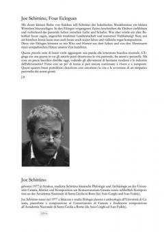 Four Eclogues JS 164 (2012) von Joe Schittino 