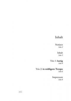 Zwei Trios für drei Saxophone (2012) von Martin Kollas 