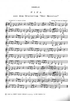 Pifa aus dem Oratorium 'Der Messias' (Georg Friedrich Händel) 