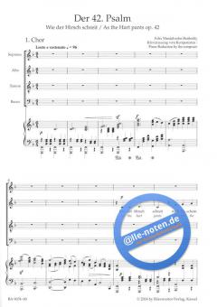 Der 42. Psalm 'Wie der Hirsch schreit' op. 42 (Felix Mendelssohn Bartholdy) 