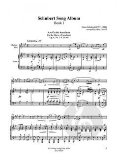 Schubert Song Album I für Klarinette und Klavier 