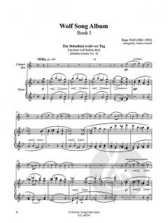 Wolf Song Album I für Klarinette und Klavier 