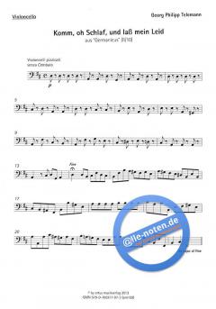 Komm, oh Schlaf, und lass mein Leid (Georg Philipp Telemann) 
