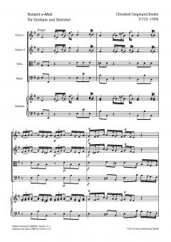 Concerto e-Moll (Christlieb Siegmund Binder) 