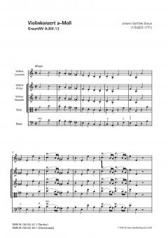 Violinkonzert a-Moll (Johann Gottlieb Graun) 