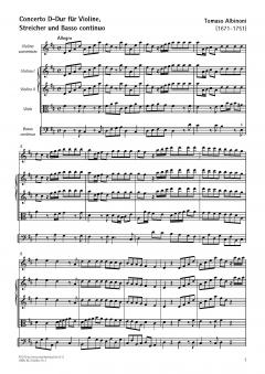 Violinkonzert D-Dur (Tomaso Albinoni) 