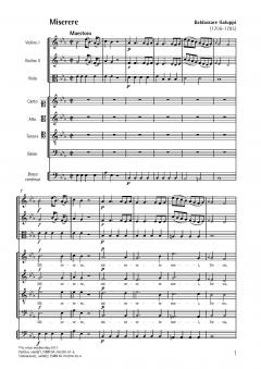 Miserere Es-Dur (Baldassare Galuppi) 