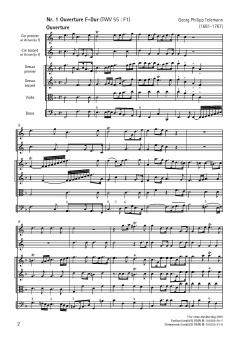 VI Ouvertures à 4 ou 6 (Georg Philipp Telemann) 