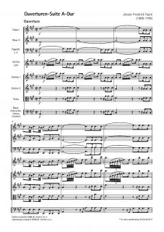 Ouverturen-Suite A-Dur (Johann Friedrich Fasch) 