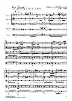 Violoncellokonzert C-Dur (Carl August Friedrich Westenholtz) 