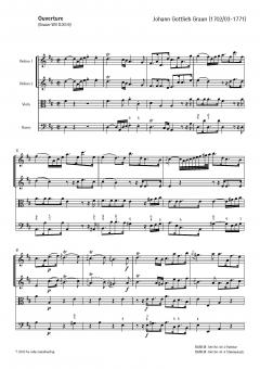 Ouvertüre D-Dur GraunWV D:XII:9 (Johann Gottlieb Graun) 