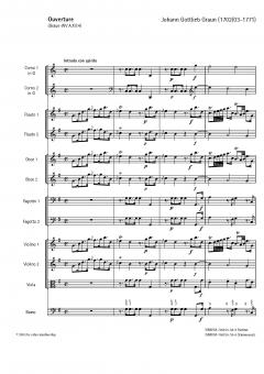 Ouvertüre G-Dur GraunWV A:XII:4 (Johann Gottlieb Graun) 