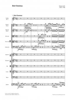 Dixit Dominus (in Zusammenarbeit mit Matthias Jung) (Antonio Lotti) 