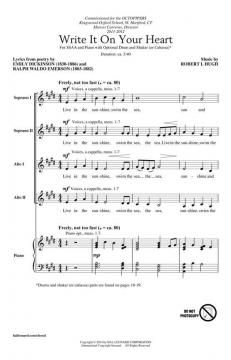 Write It On Your Heart (Robert Hugh) 