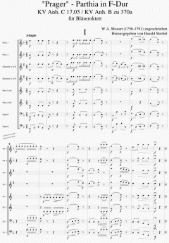 Prager-Parthia Nr. 1 F-Dur (Wolfgang Amadeus Mozart) 