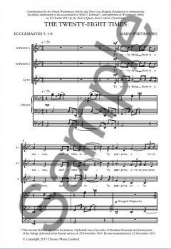 The Twenty-Eight Times (James Whitbourn) 