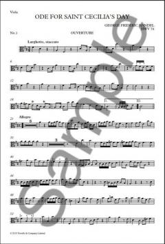 Ode for Saint Cecilia's Day von Georg Friedrich Händel 
