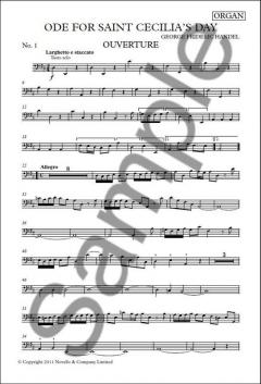 Ode for Saint Cecilia's Day von Georg Friedrich Händel 