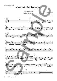 Concerto for Trumpet and Orchestra von Ib Glindemann im Alle Noten Shop kaufen (Einzelstimme)