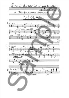 String Quartet No. 6 '5 Small Studies' von Pelle Gudmundsen-Holmgreen 