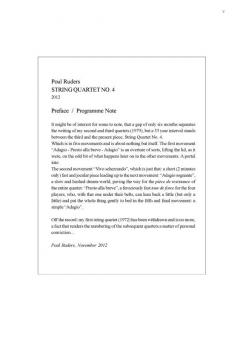 String Quartet No. 4 von Poul Ruders 