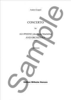 Concerto for Aluphone (Doubling Marimba) and Orchestra von Anders Koppel im Alle Noten Shop kaufen (Partitur)